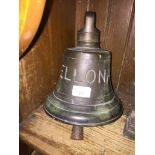 A large antique ship's bell 'Bellona', almost 5kg.