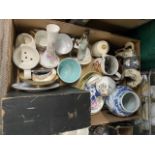 Box of pottery