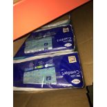 2 boxes of tena pads - 3 packs of 42 per box