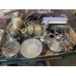 Box of metalware