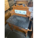 An Edwardian washstand.