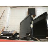 2 X 32" Panasonic TVs - both with remotes, 2 Panasonic DVD recorders with remotes, etc.