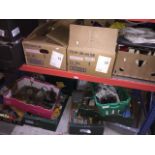 7 boxes of misc tools, etc.