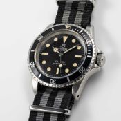 A GENTLEMAN'S STAINLESS STEEL ROLEX TUDOR OYSTER PRINCE SUBMARINER WRIST WATCH CIRCA 1974, REF.