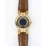 A LADIES 18K SOLID GOLD HARRY WINSTON PREMIER WRIST WATCH CIRCA 1990s,  REF. LQ 27 GL  Movement: