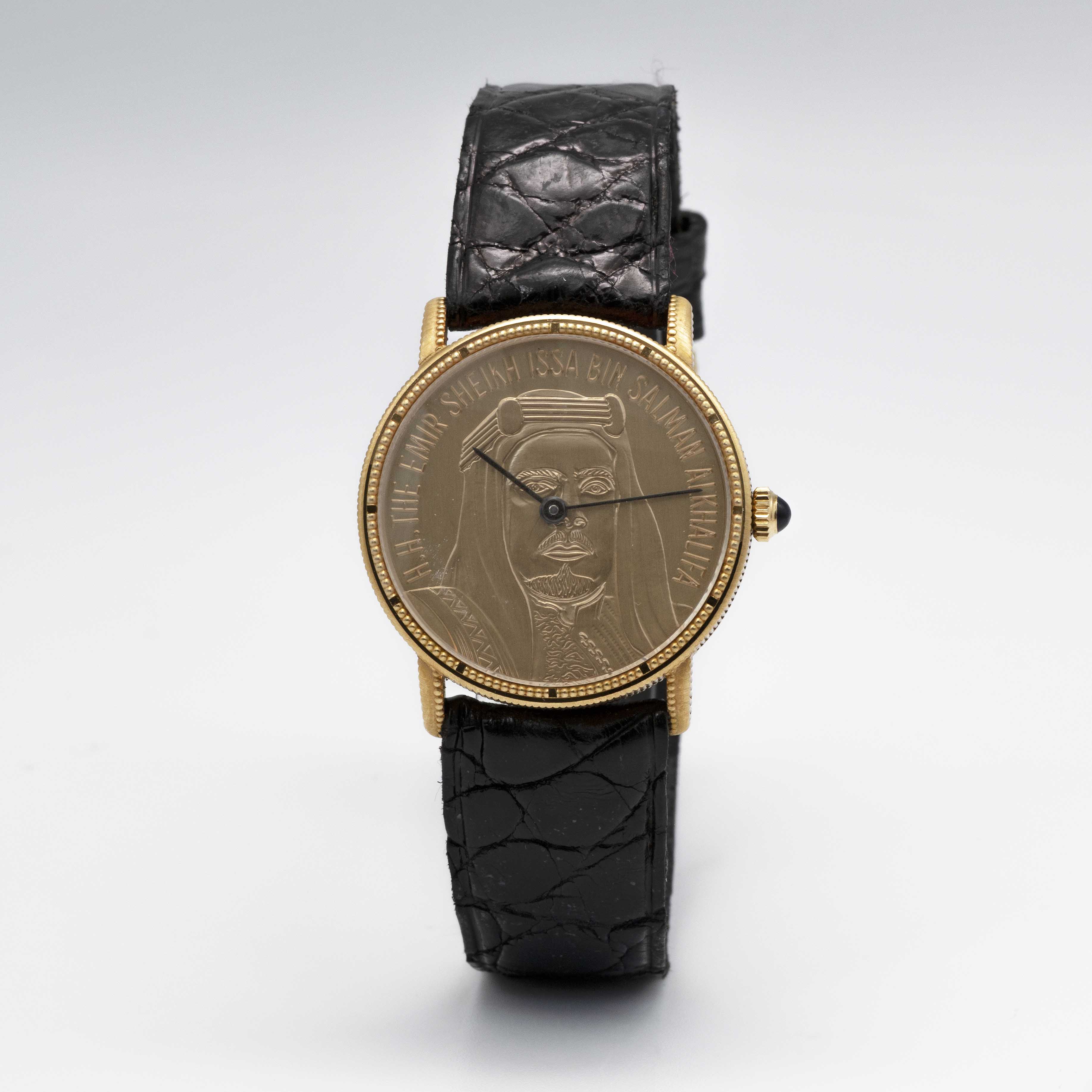 A GENTLEMAN'S 18K SOLID GOLD BAUME & MERCIER WRIST WATCH CIRCA 1980s,  REF. 35102 COMMISSIONED BY - Image 2 of 9