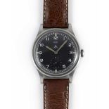 A GENTLEMAN'S STAINLESS STEEL BRITISH MILITARY IWC MARK 10 W.W.W. WRIST WATCH CIRCA 1945, PART OF