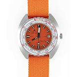A GENTLEMAN'S STAINLESS STEEL DOXA SUB 300T PROFESSIONAL SYNCHRON DIVERS WRIST WATCH CIRCA 1970s