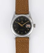 A RARE GENTLEMAN'S STAINLESS STEEL ROLEX TUDOR PRINCE OYSTERDATE 34 WRIST WATCH CIRCA 1950s, REF.