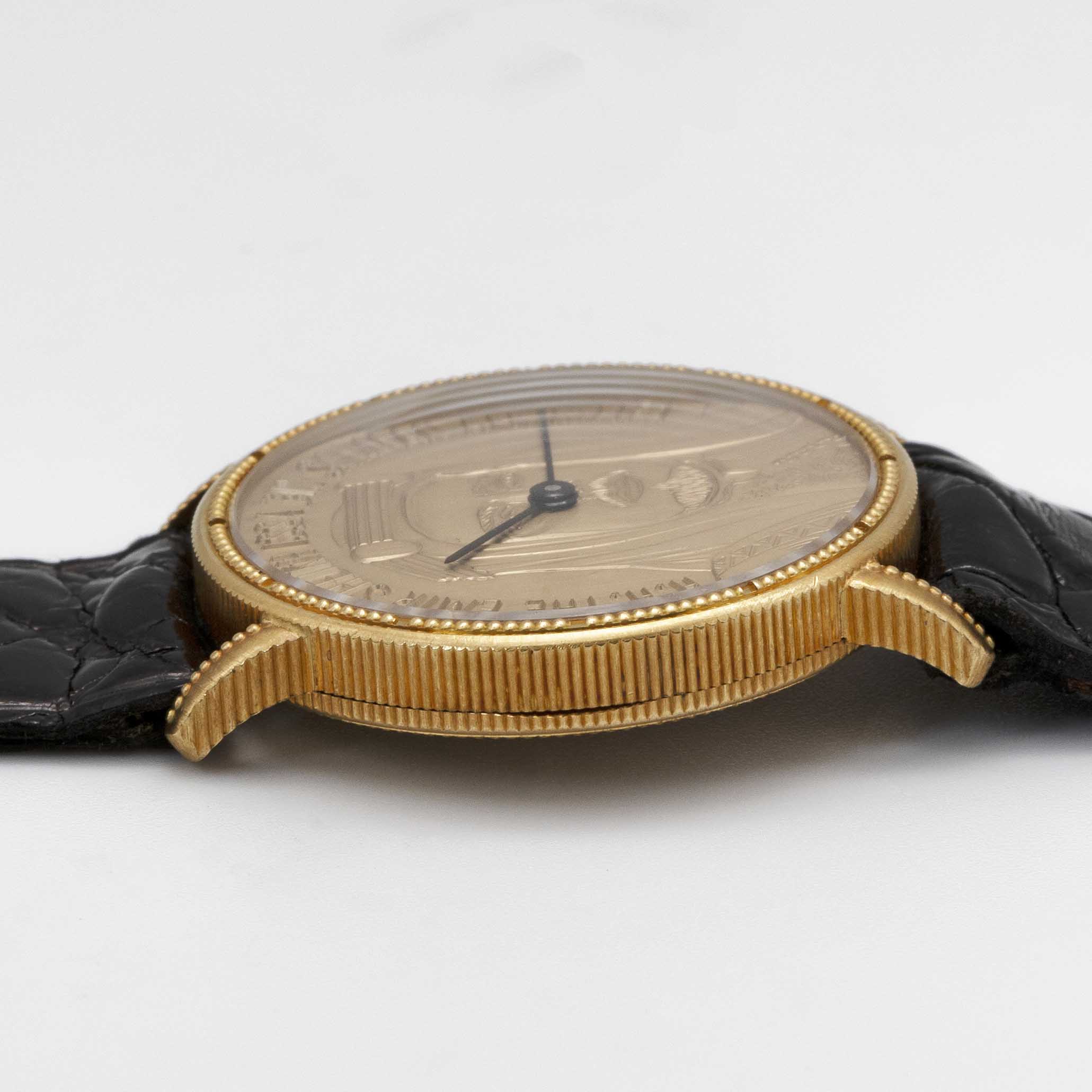 A GENTLEMAN'S 18K SOLID GOLD BAUME & MERCIER WRIST WATCH CIRCA 1980s,  REF. 35102 COMMISSIONED BY - Image 9 of 9