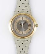 A RARE GENTLEMAN'S 18K SOLID GOLD OMEGA GENEVE DYNAMIC AUTOMATIC WRIST WATCH CIRCA 1970s Movement: