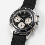 A RARE GENTLEMAN'S STAINLESS STEEL HEUER AUTAVIA CHRONOGRAPH WRIST WATCH  CIRCA 1965, REF. 2446H