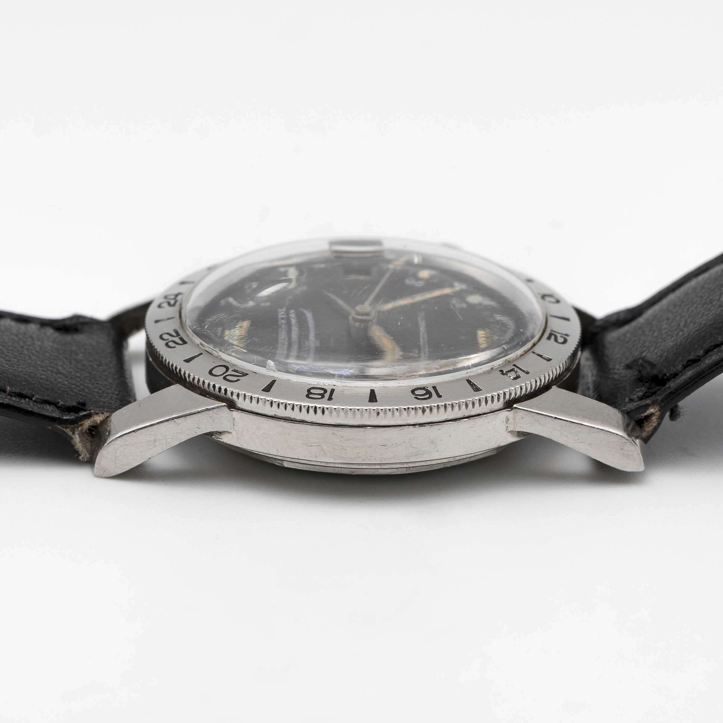 A GENTLEMAN'S STAINLESS STEEL GLYCINE AIRMAN SPECIAL AUTOMATIC PILOTS WRIST WATCH CIRCA 1960s - Image 8 of 8