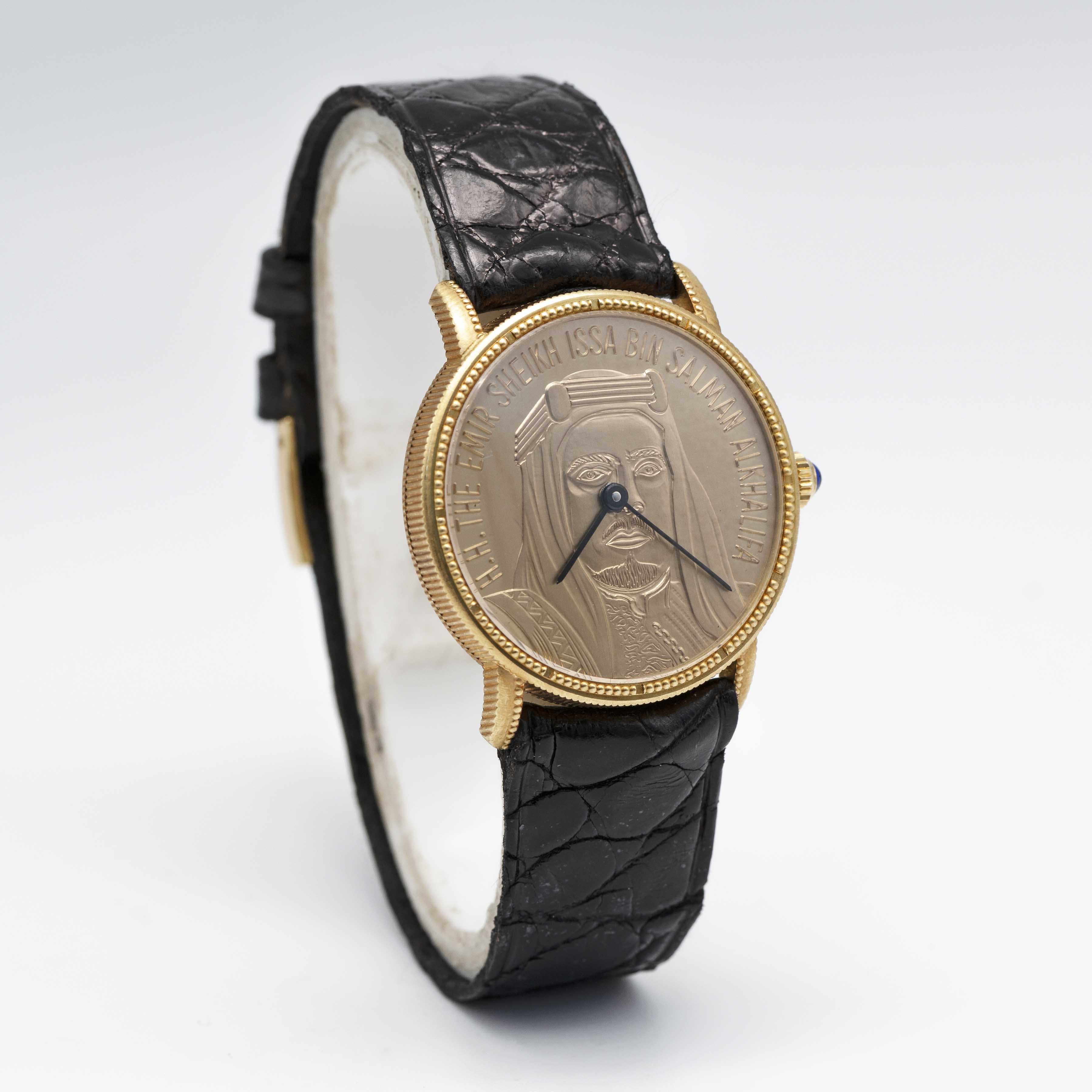 A GENTLEMAN'S 18K SOLID GOLD BAUME & MERCIER WRIST WATCH CIRCA 1980s,  REF. 35102 COMMISSIONED BY - Image 4 of 9