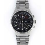 A GENTLEMAN'S STAINLESS STEEL ORFINA PORSCHE DESIGN MILITARY CHRONOGRAPH BRACELET WATCH CIRCA 1980s,