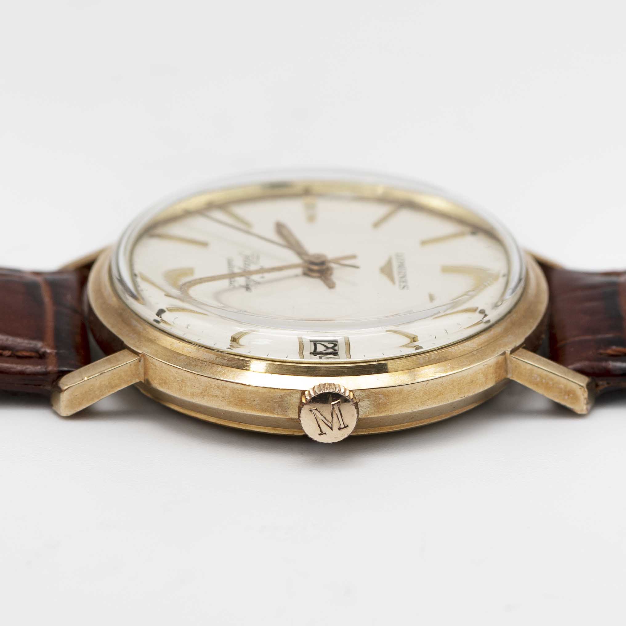 A GENTLEMAN'S 9CT SOLID GOLD LONGINES FLAGSHIP AUTOMATIC WRIST WATCH CIRCA 1966, REF. 3418 WITH - Image 7 of 8