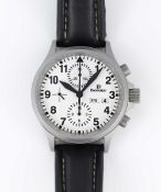 A GENTLEMAN'S STAINLESS STEEL DAMASKO AUTOMATIC CHRONOGRAPH WRIST WATCH CIRCA 2000s, REF. DC57