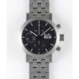 A GENTLEMAN'S STAINLESS STEEL MARCELLO C MILLENNIUM 2000 CHRONOGRAPH BRACELET WATCH CIRCA 2000s,