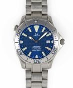 A GENTLEMAN'S TITANIUM OMEGA SEAMASTER TI-930 AUTOMATIC CHRONOMETER BRACELET WATCH CIRCA 2000s, REF.