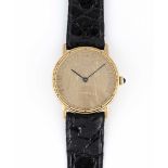 A GENTLEMAN'S 18K SOLID GOLD BAUME & MERCIER WRIST WATCH CIRCA 1980s,  REF. 35102 COMMISSIONED BY