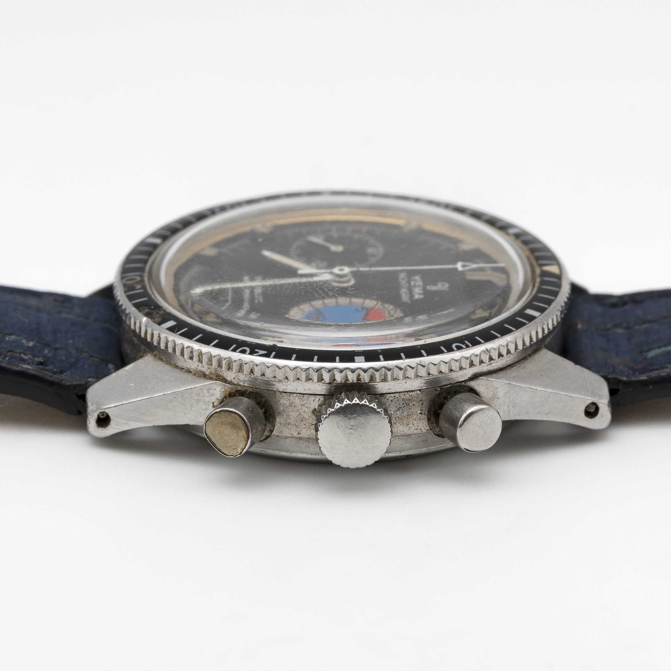 A GENTLEMAN'S STAINLESS STEEL YEMA YACHTINGRAF CHRONOGRAPH WRIST WATCH CIRCA 1968, PATENT PENDING - Image 6 of 7