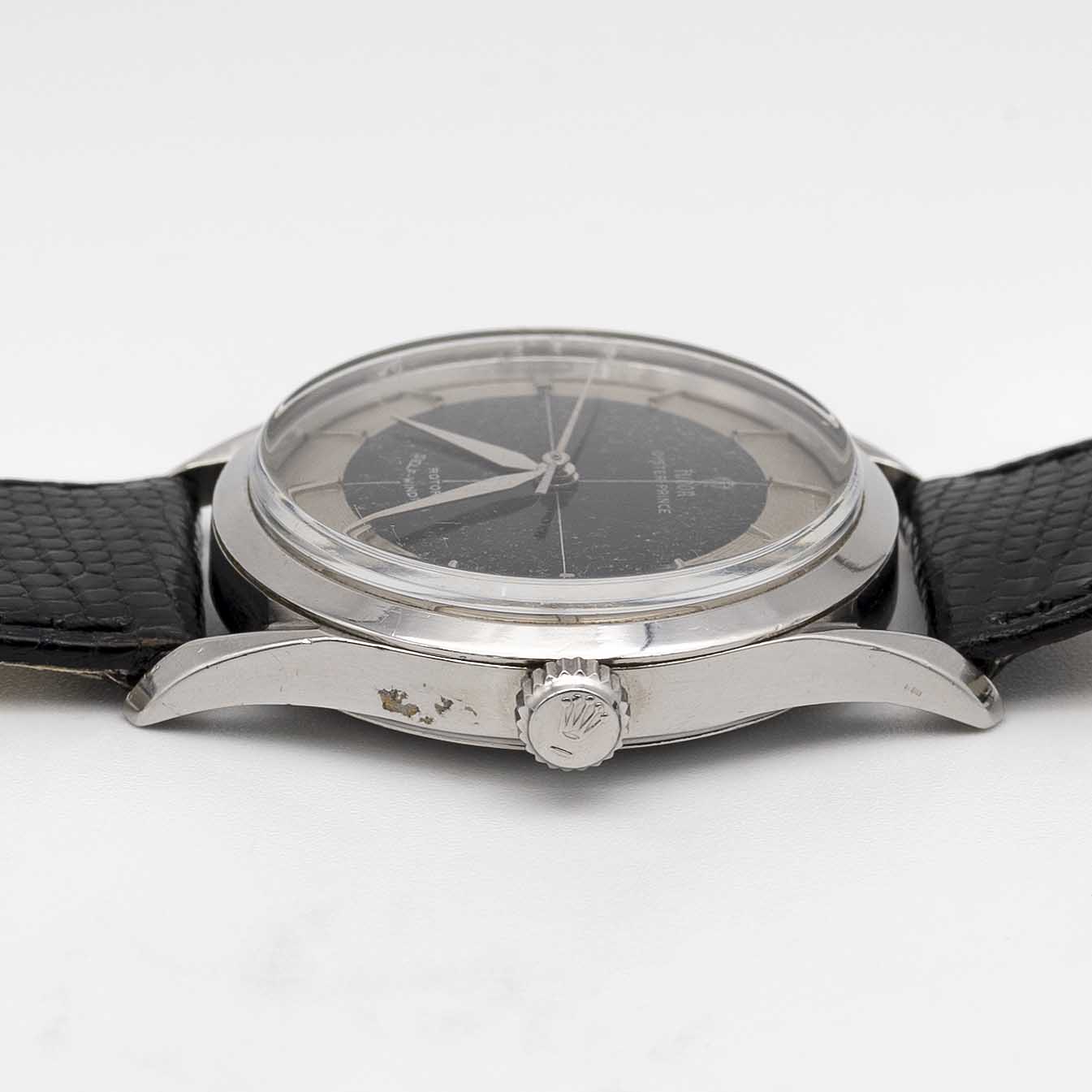 A GENTLEMAN'S STAINLESS STEEL ROLEX TUDOR OYSTER PRINCE "TUXEDO" WRIST WATCH CIRCA 1957, REF. 7967 - Image 8 of 9