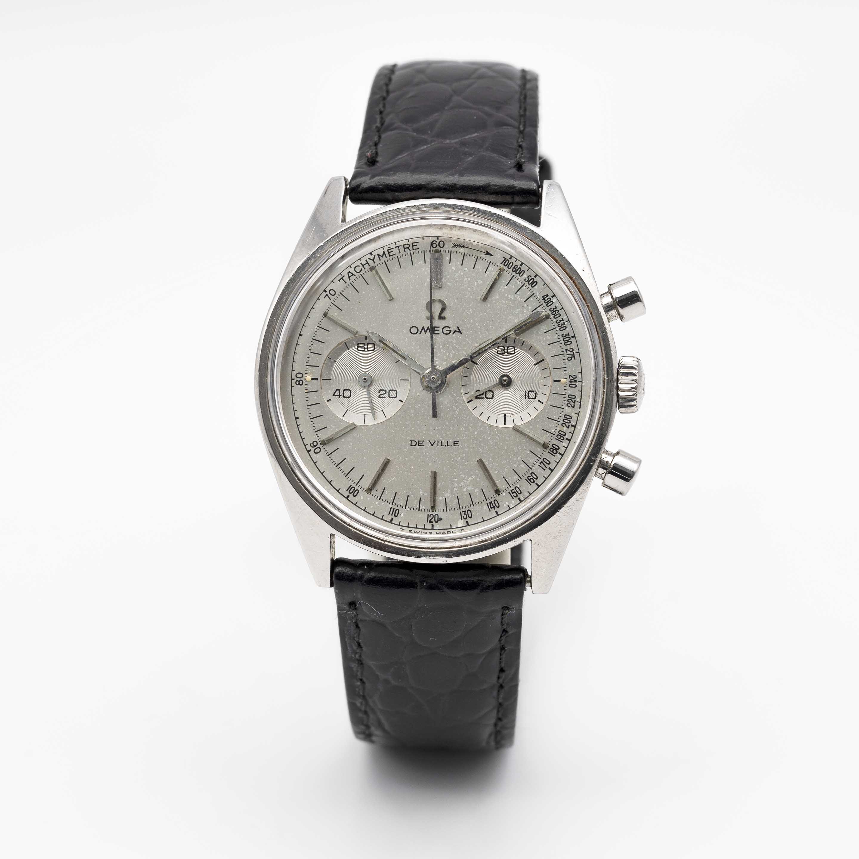 A GENTLEMAN'S STAINLESS STEEL OMEGA DE VILLE CHRONOGRAPH WRIST WATCH CIRCA 1969, REF. 145.017 WITH - Image 2 of 9