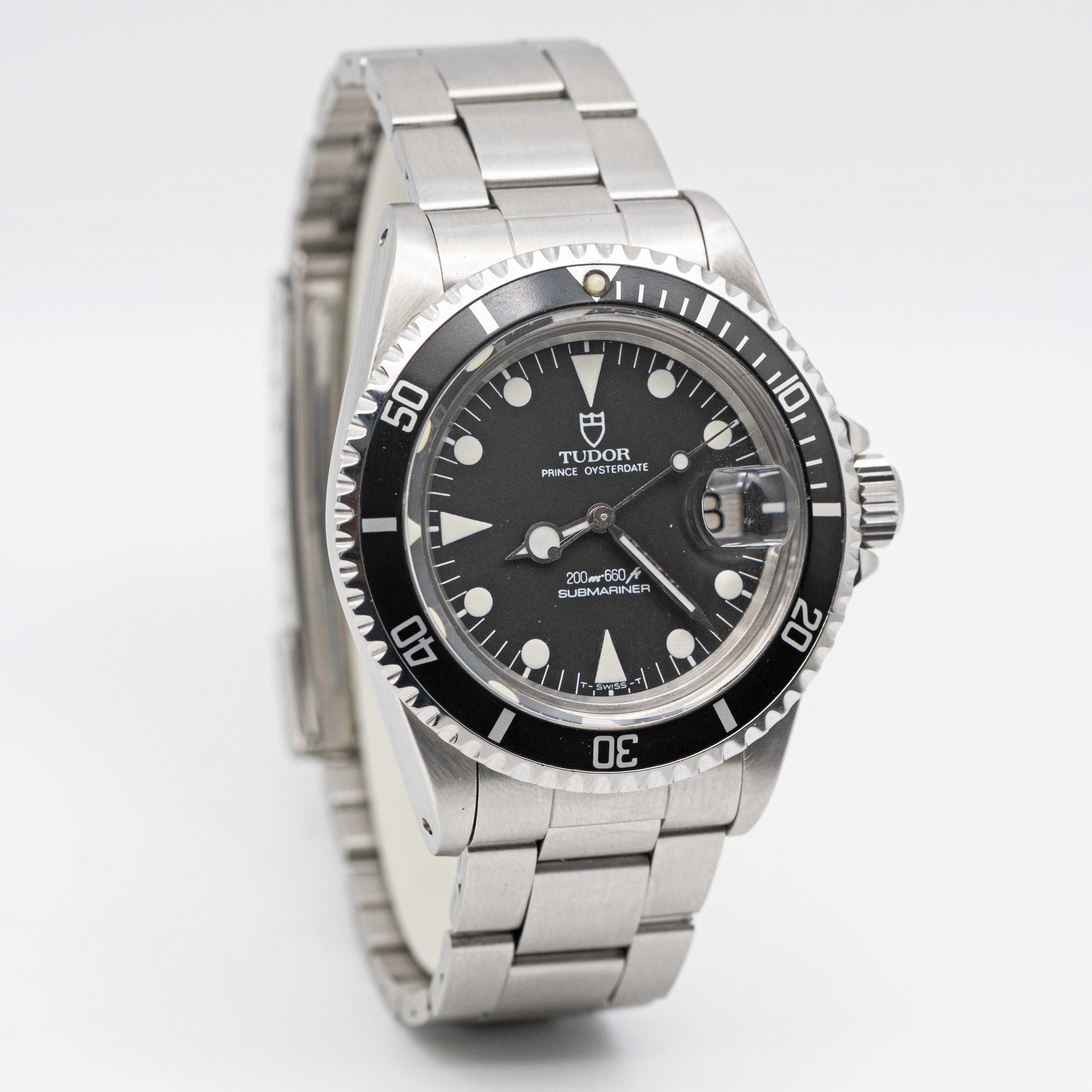 A GENTLEMAN'S STAINLESS STEEL ROLEX TUDOR PRINCE OYSTERDATE "LOLLIPOP" SUBMARINER BRACELET WATCH - Image 5 of 10