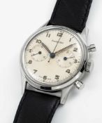 A VERY RARE GENTLEMAN'S LARGE SIZE STAINLESS STEEL SWEDISH MILITARY ROYAL NAVY EXCELSIOR PARK 