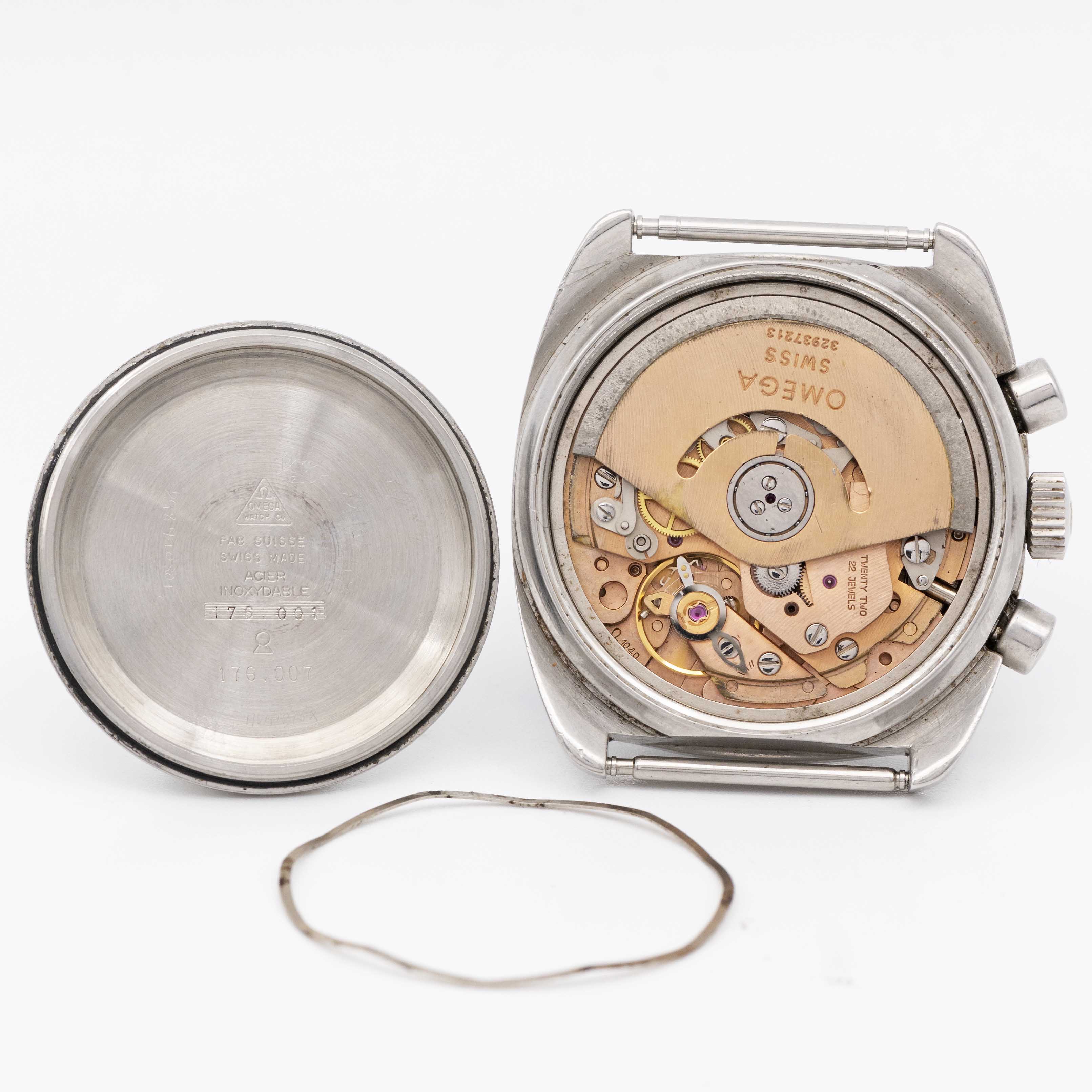 A GENTLEMAN'S STAINLESS STEEL OMEGA SEAMASTER AUTOMATIC CHRONOGRAPH BRACELET WATCH DATED 1979, - Image 6 of 8