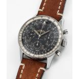 A RARE GENTLEMAN'S STAINLESS STEEL BREITLING NAVITIMER AOPA CHRONOGRAPH WRIST WATCH CIRCA 1956, REF.