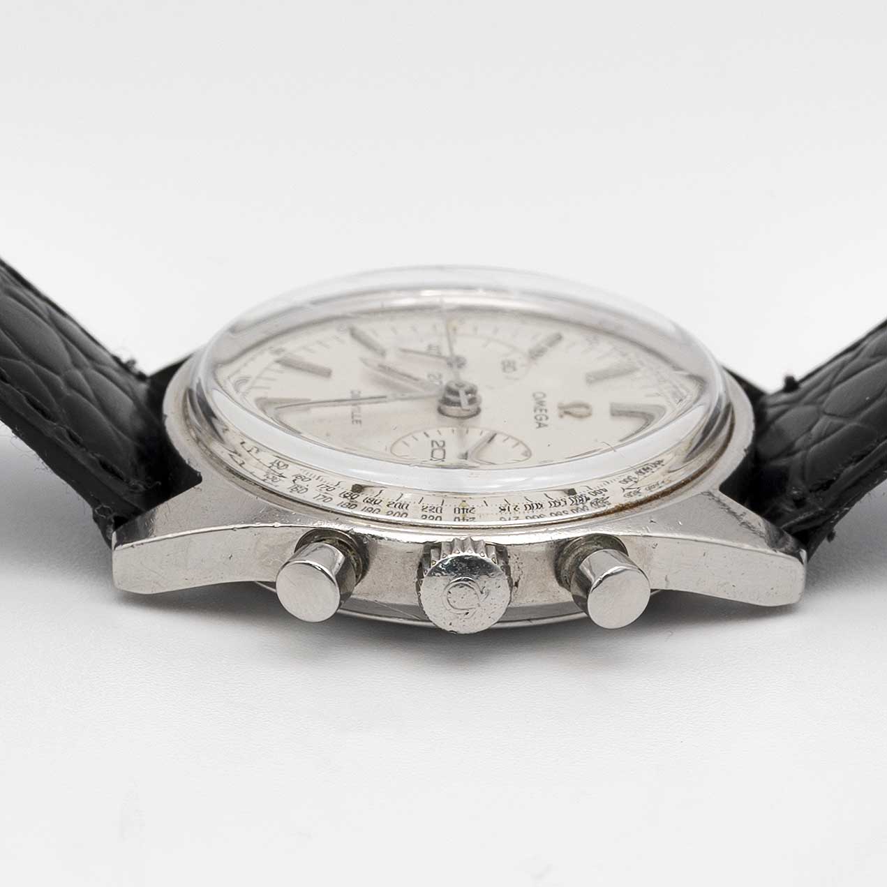 A GENTLEMAN'S STAINLESS STEEL OMEGA DE VILLE CHRONOGRAPH WRIST WATCH CIRCA 1969, REF. 145.017 WITH - Image 8 of 9