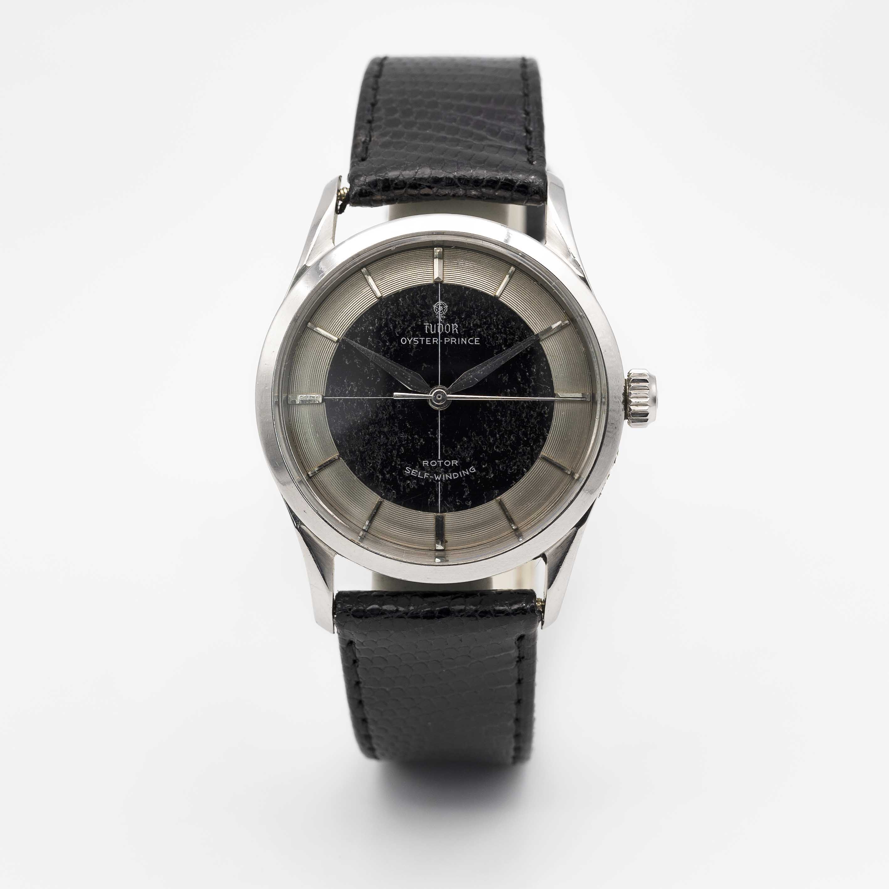 A GENTLEMAN'S STAINLESS STEEL ROLEX TUDOR OYSTER PRINCE "TUXEDO" WRIST WATCH CIRCA 1957, REF. 7967 - Image 3 of 9