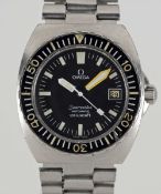 A RARE GENTLEMAN'S STAINLESS STEEL OMEGA SEAMASTER 120M AUTOMATIC 