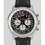 A GENTLEMAN'S STAINLESS STEEL BREITLING COSMONAUTE SCOTT CARPENTER "SERIE LIMITEE" CHRONOGRAPH WRIST