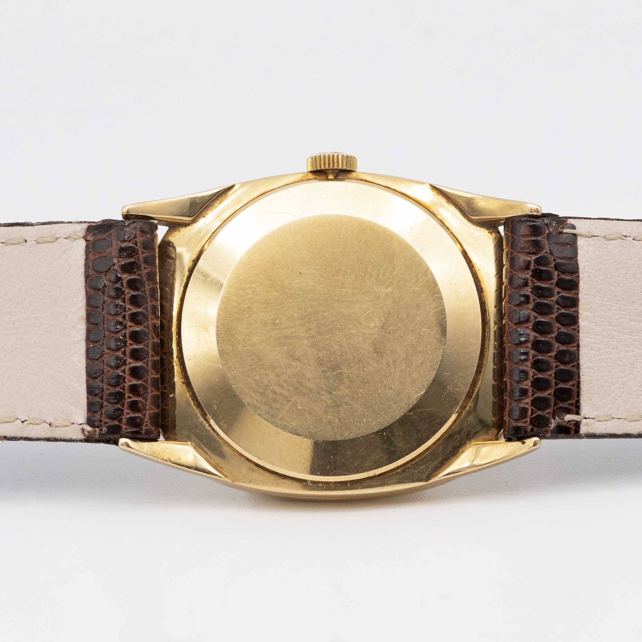 A GENTLEMAN'S 18K SOLID GOLD PATEK PHILIPPE GOLDEN ELLIPSE WRIST WATCH CIRCA 1980, REF. 3546 - Image 6 of 9