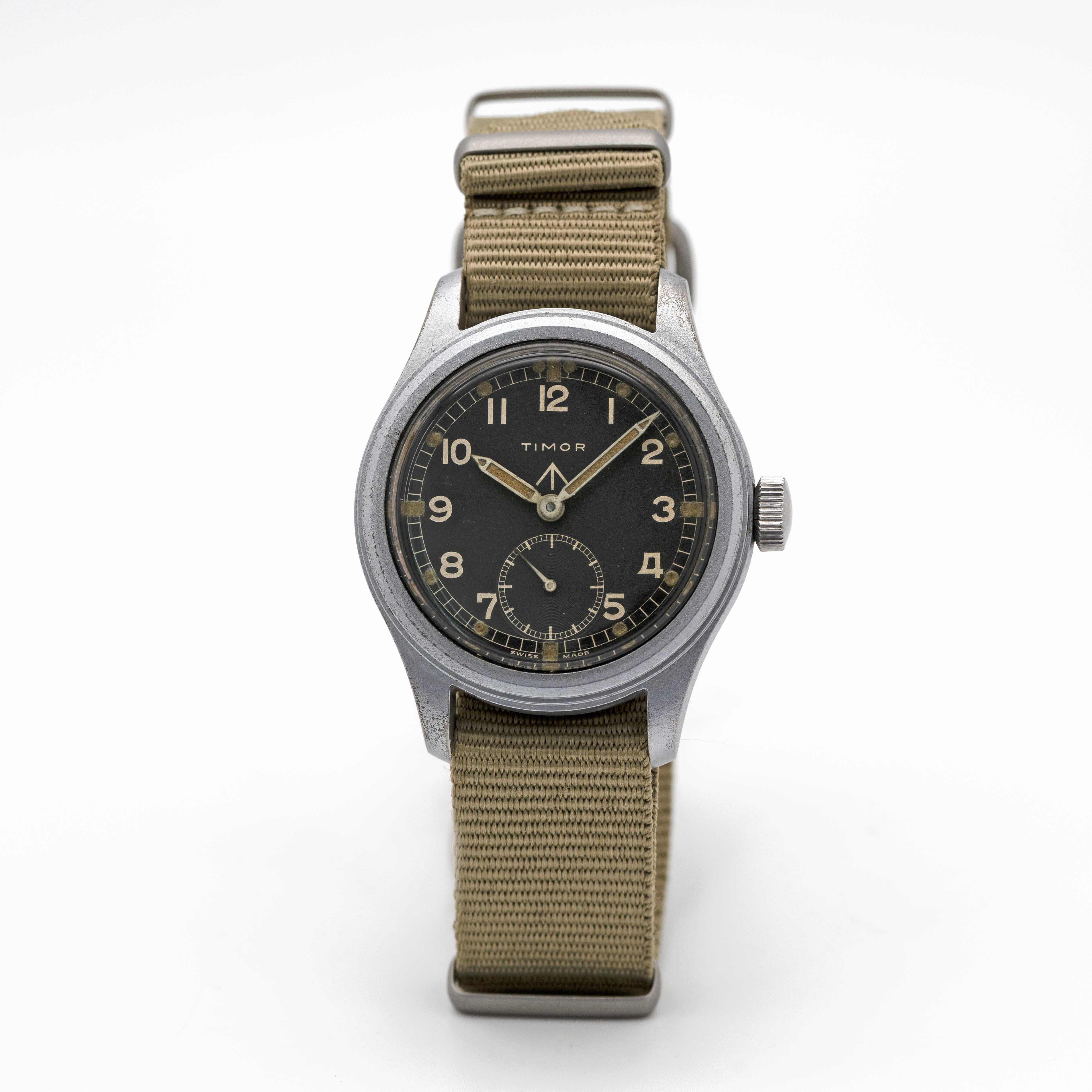 A GENTLEMAN'S STAINLESS STEEL BRITISH MILITARY TIMOR W.W.W. WRIST WATCH CIRCA 1945, PART OF THE " - Image 2 of 8