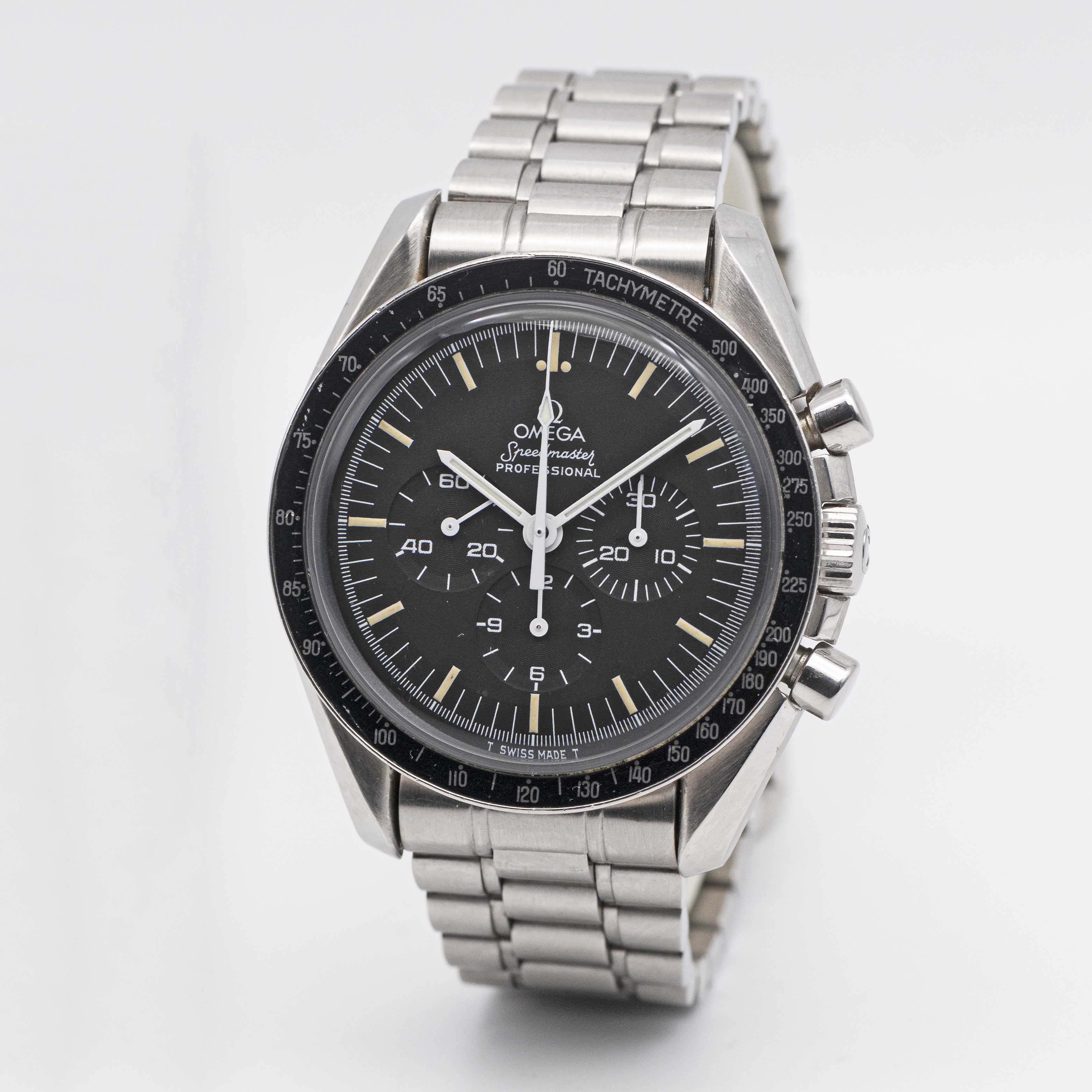 A GENTLEMAN'S STAINLESS STEEL OMEGA SPEEDMASTER PROFESSIONAL "MOONWATCH" CHRONOGRAPH BRACELET - Image 3 of 10