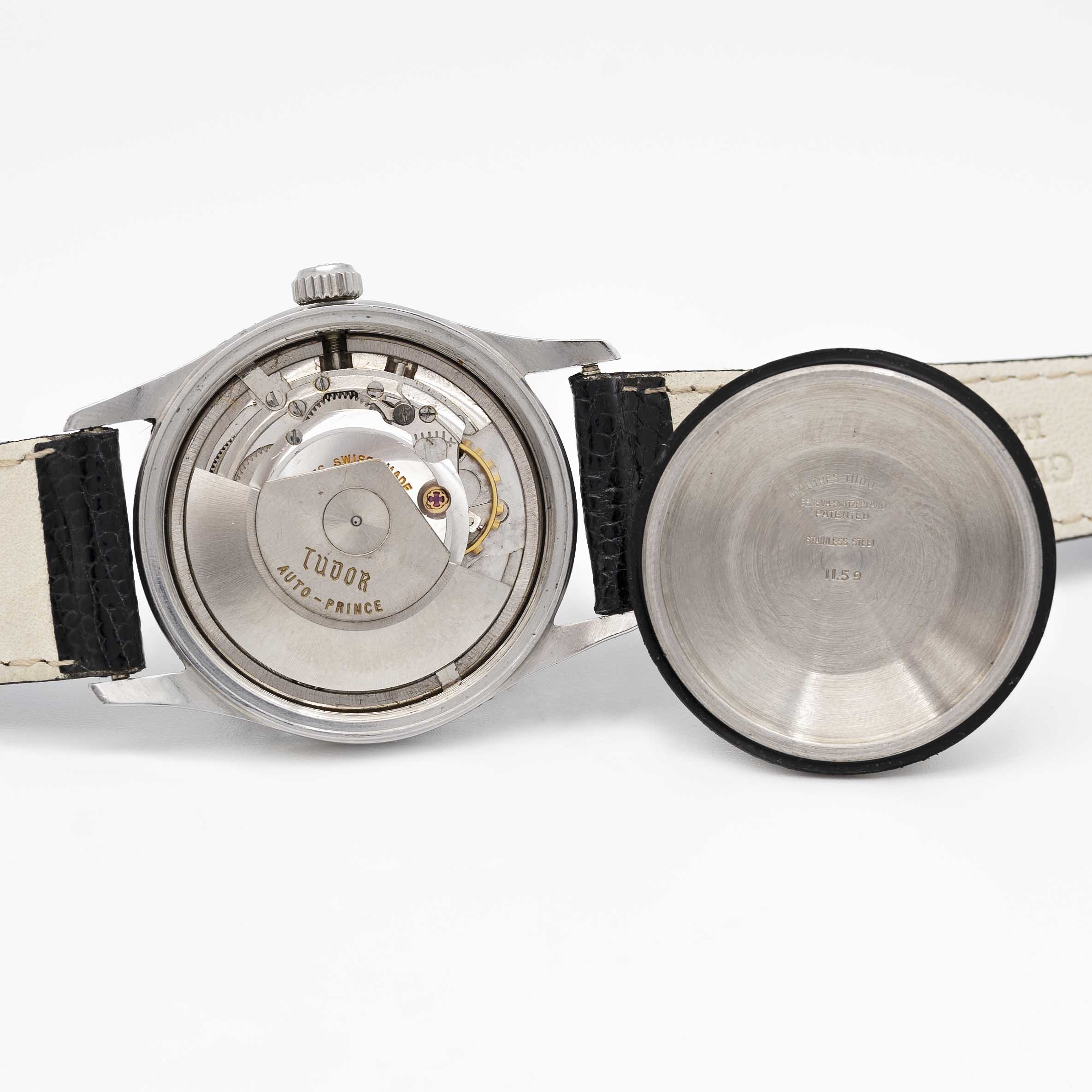 A GENTLEMAN'S STAINLESS STEEL ROLEX TUDOR OYSTER PRINCE "TUXEDO" WRIST WATCH CIRCA 1957, REF. 7967 - Image 7 of 9