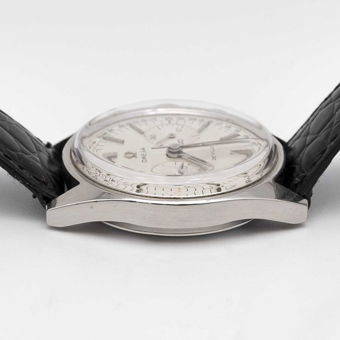 A GENTLEMAN'S STAINLESS STEEL OMEGA DE VILLE CHRONOGRAPH WRIST WATCH CIRCA 1969, REF. 145.017 WITH - Image 9 of 9