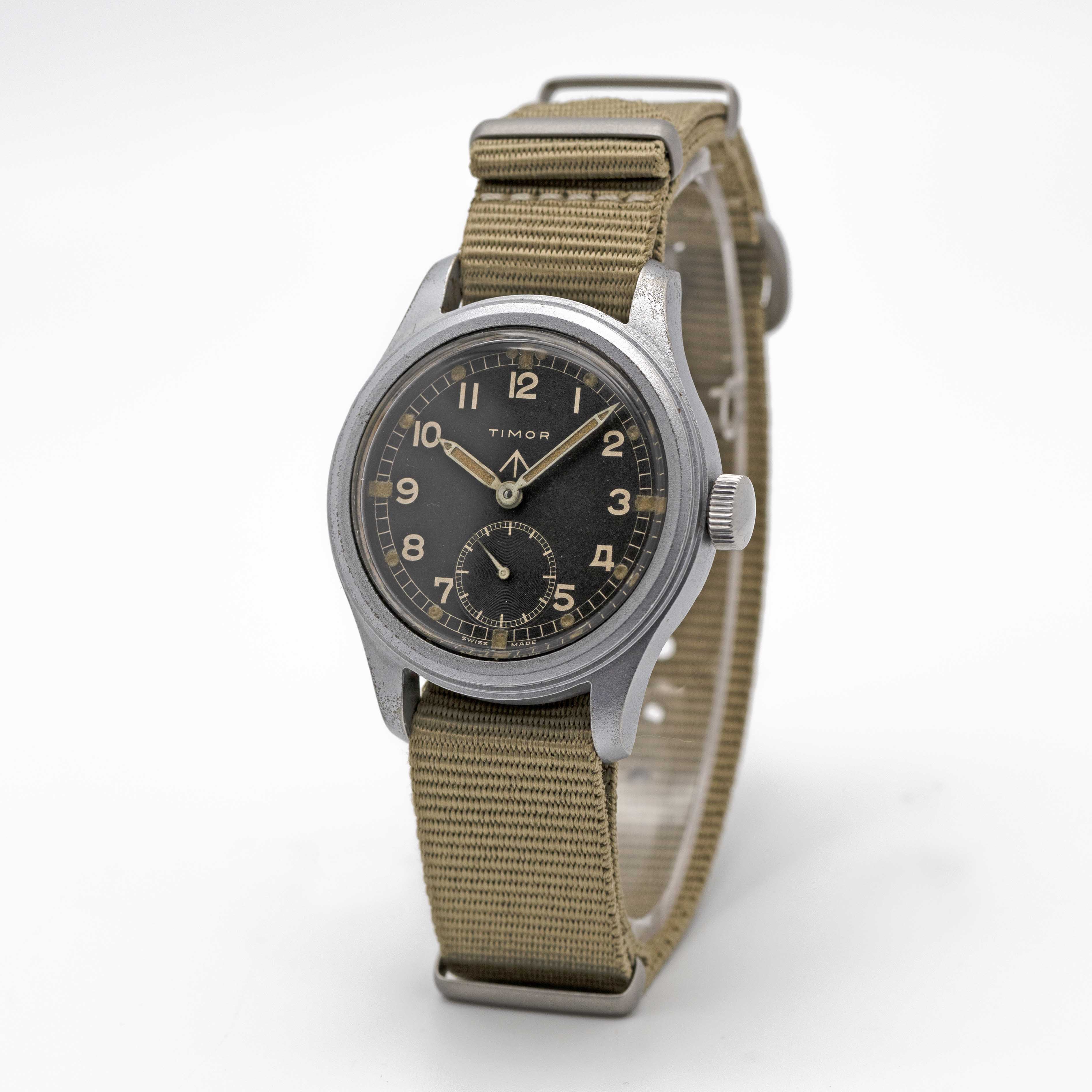 A GENTLEMAN'S STAINLESS STEEL BRITISH MILITARY TIMOR W.W.W. WRIST WATCH CIRCA 1945, PART OF THE " - Image 3 of 8