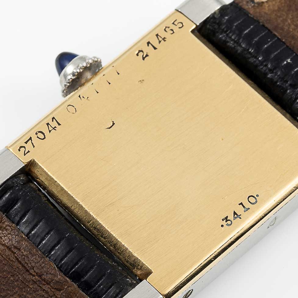 A FINE & VERY RARE PLATINUM & 18K SOLID GOLD CARTIER TANK NORMALE WRIST WATCH CIRCA 1929 Movement: - Image 2 of 11