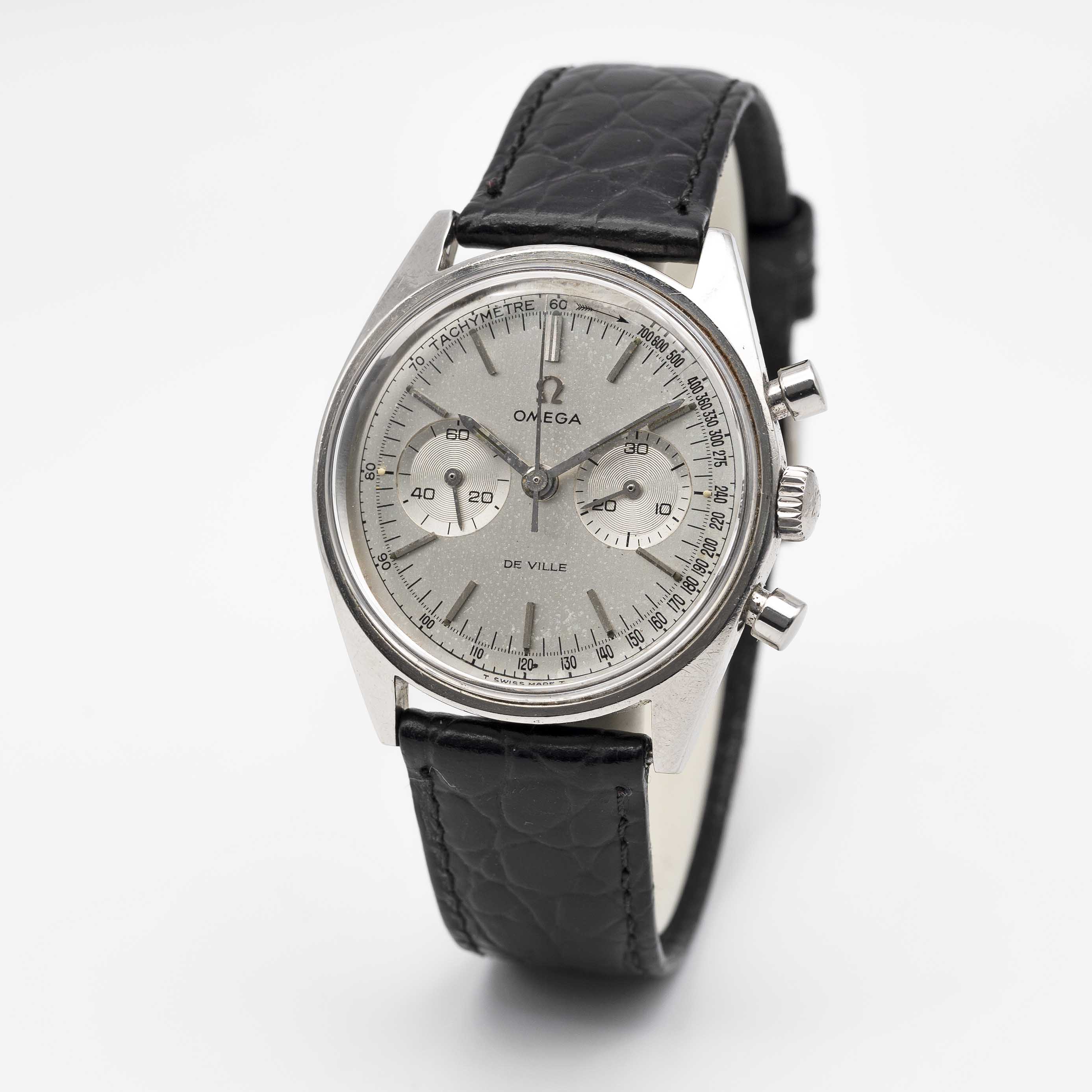 A GENTLEMAN'S STAINLESS STEEL OMEGA DE VILLE CHRONOGRAPH WRIST WATCH CIRCA 1969, REF. 145.017 WITH - Image 3 of 9