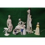 Lladro figure of a nude lady (af) - 12.