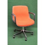 Mid century Seid International swivel office chair No.