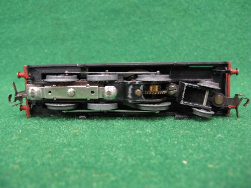 Rare 1947/1948 Hornby Dublo EDL7 3 Rail N2 0-6-0 tank engine No. 9596 in LNER plain black with - Image 3 of 3