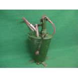 BAELZ portable oil dispenser finished in green - 26.5" total height Please note descriptions are not