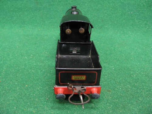 Early 1930's Hornby O gauge No. 1 clockwork 0-4-0 tender locomotive No. 2290 in lined LMS black - Image 3 of 5