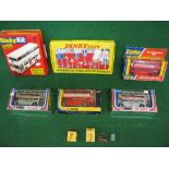 Quantity of Dinky to comprise: 1018 Atlantean Bus kit, 289 Route Master bus, 593 French Road Signs