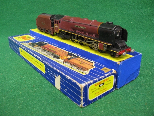 1961-1963 Hornby Dublo 3226 3 Rail locomotive and tender No. 46274 City Of Liverpool in late BR